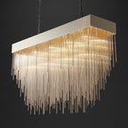 Cascade Square Chandelier 54" - Yami Lightings