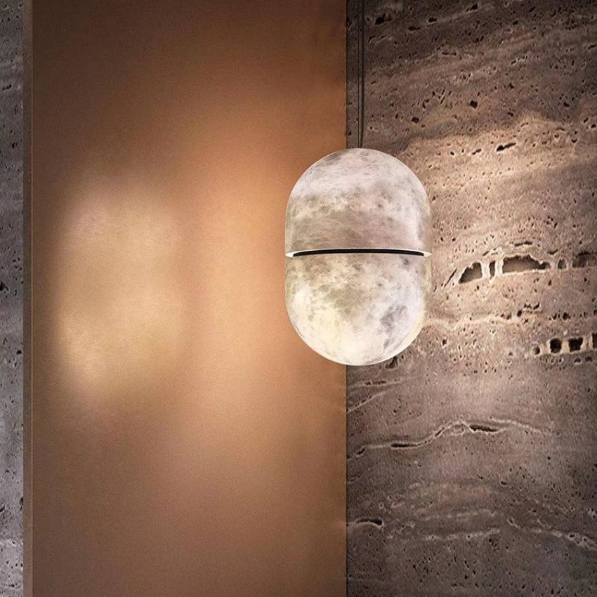 Alabaster Oval Pendant - Yami Lightings