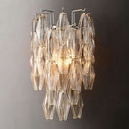 Murano Clear Glass Sconce - Yami Lightings