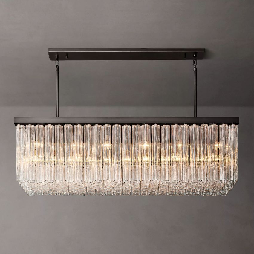 Cielo Rectangular Chandelier 72" - Yami Lightings