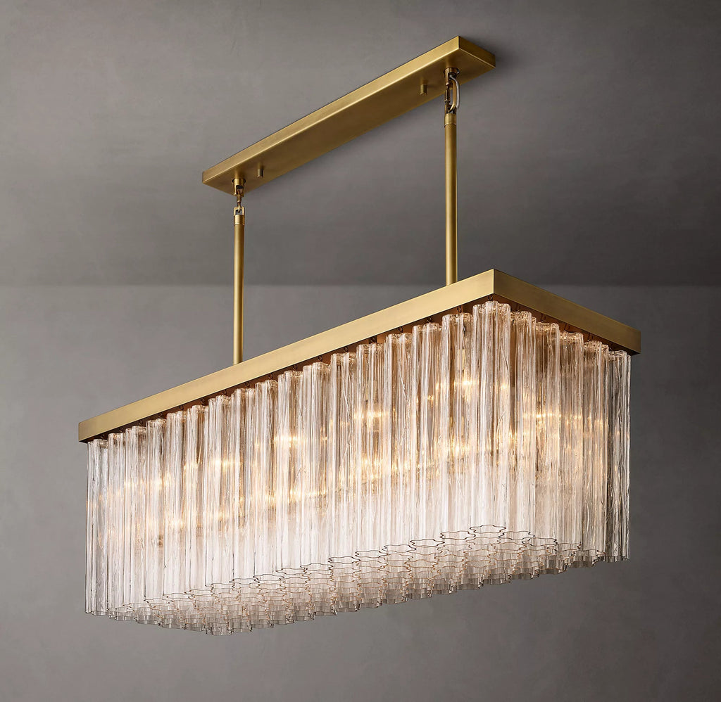 Cielo Rectangular Chandelier 54" - Yami Lightings