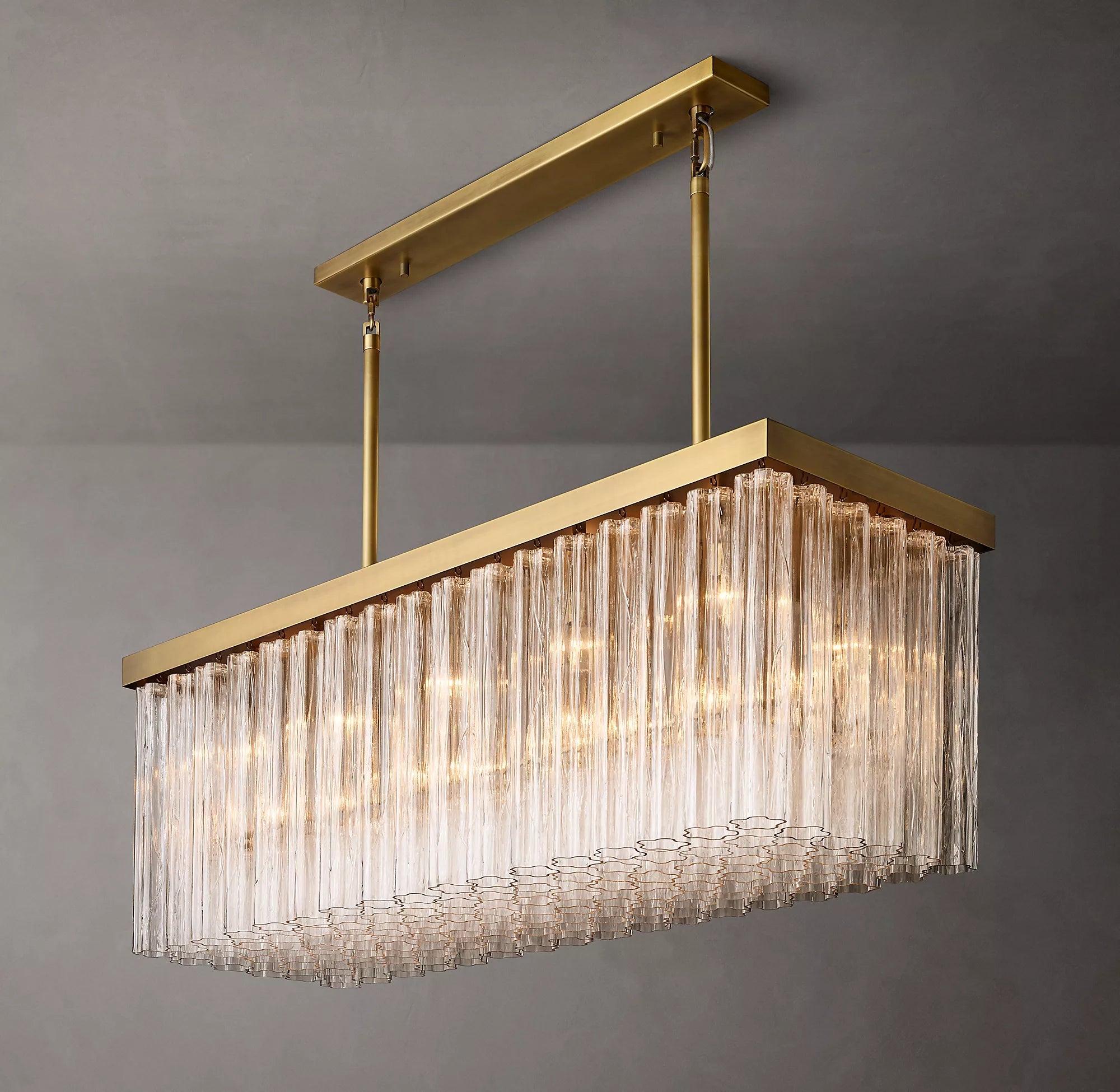 Cielo Rectangular Chandelier 54" - Yami Lightings