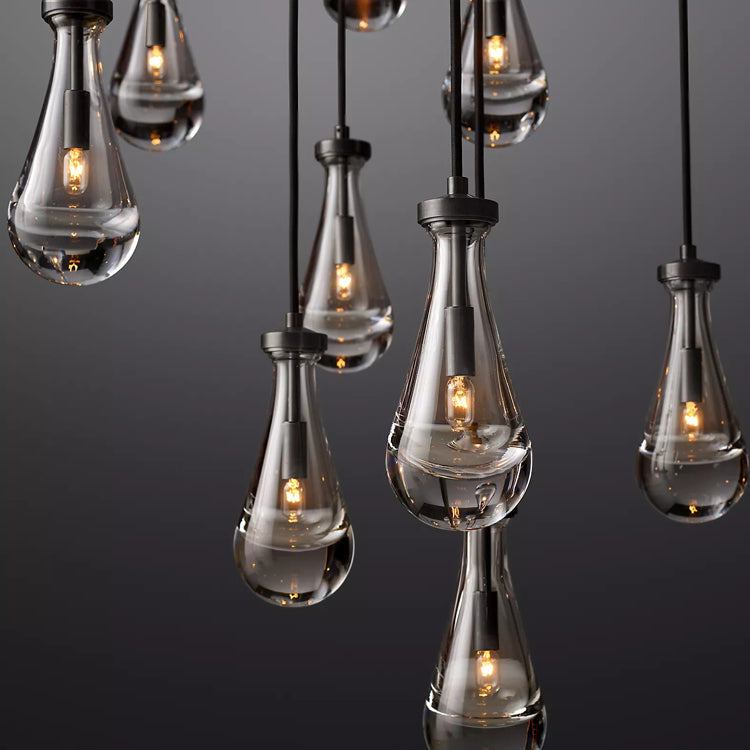 Raindrop Round Chandelier D47" - Yami Lightings