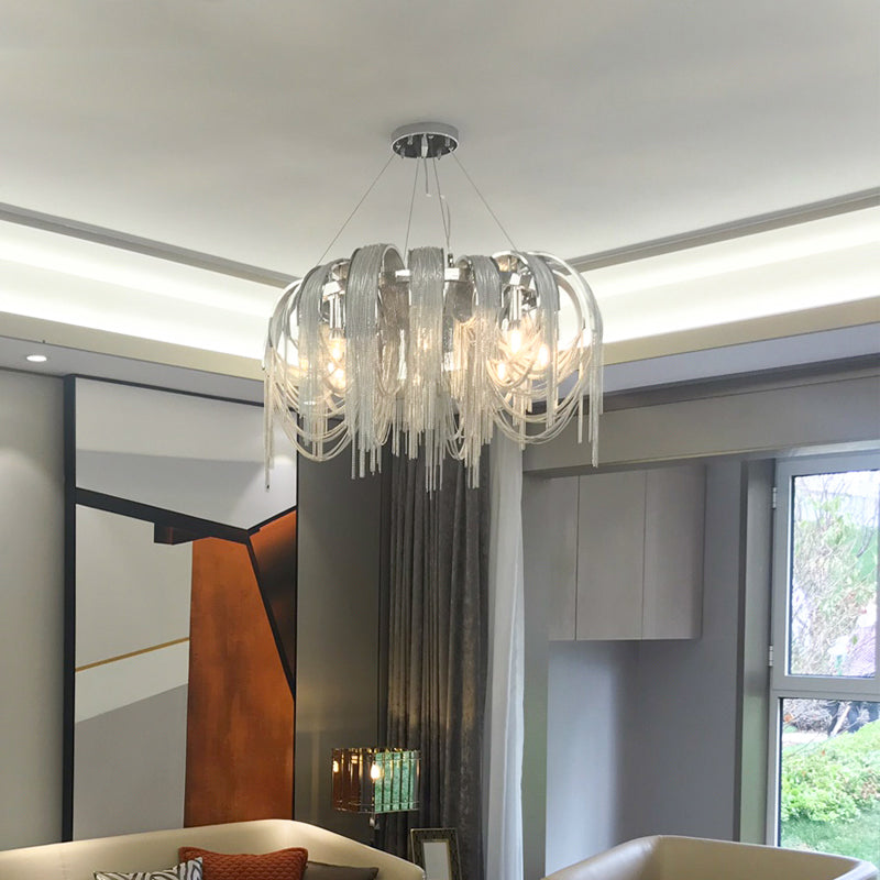 Alisa Modern Aluminum Chain Tassel - Yami Lightings