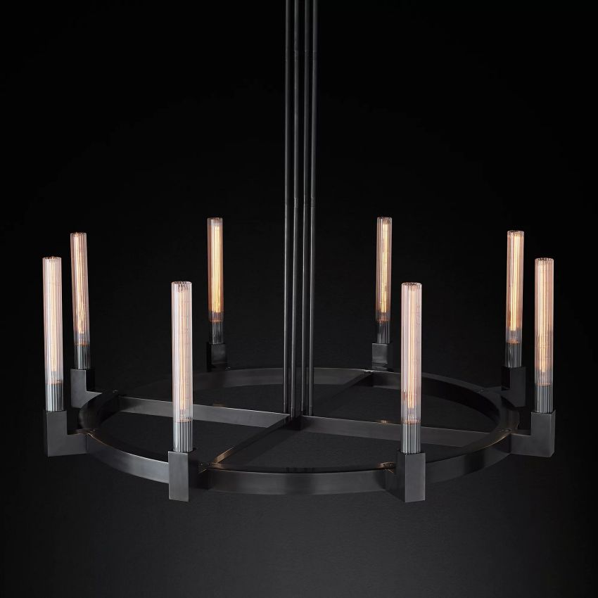 Cornelius Candlestick Round Chandelier 48" - Yami Lightings