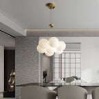 Alabaster Globe Ceiling Pendant Light - Yami Lightings