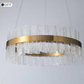 Andrea Round Crystal Chandelier - Yami Lightings