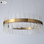 Andrea Round Crystal Chandelier - Yami Lightings