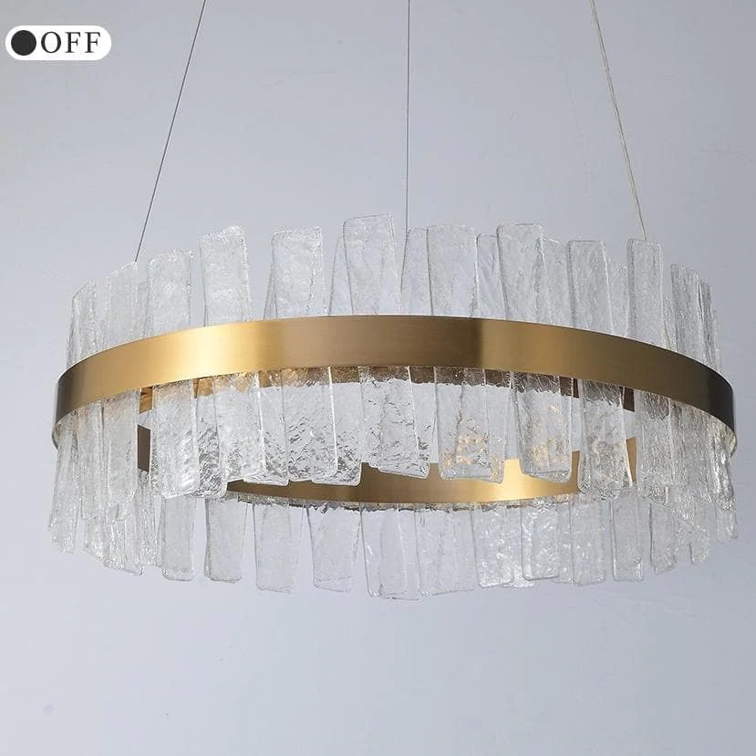 Andrea Round Crystal Chandelier - Yami Lightings