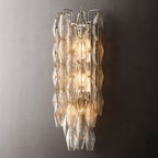 Murano Clear Glass Sconce - Yami Lightings