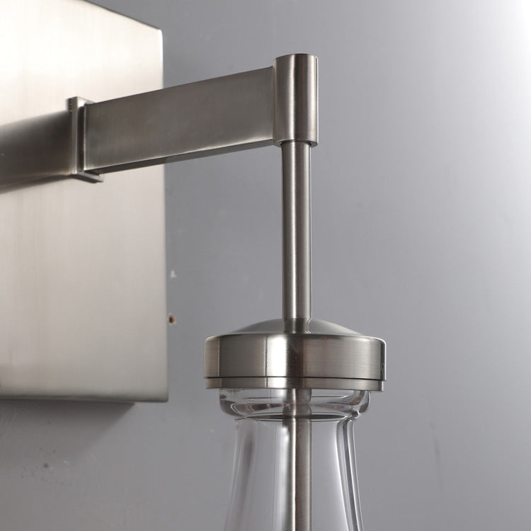 Raindrop Sconce Satin Nickel - Yami Lightings