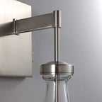 Raindrop Sconce Satin Nickel - Yami Lightings
