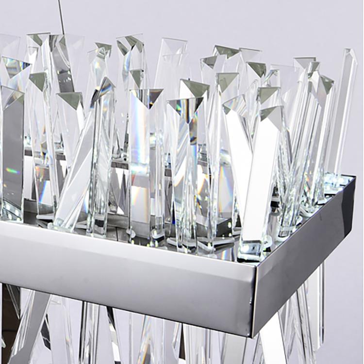 Arsenio Rectangular Crystal Chandelier - Yami Lightings