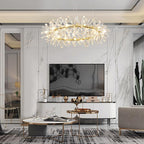 Kylia Ring Crystal Chandelier - Yami Lightings