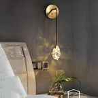Aurelia Modern Faceted Crystal Wall Sconce - Yami Lightings