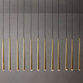 Artemis Linear Tapered Tubular Chandelier - Yami Lightings
