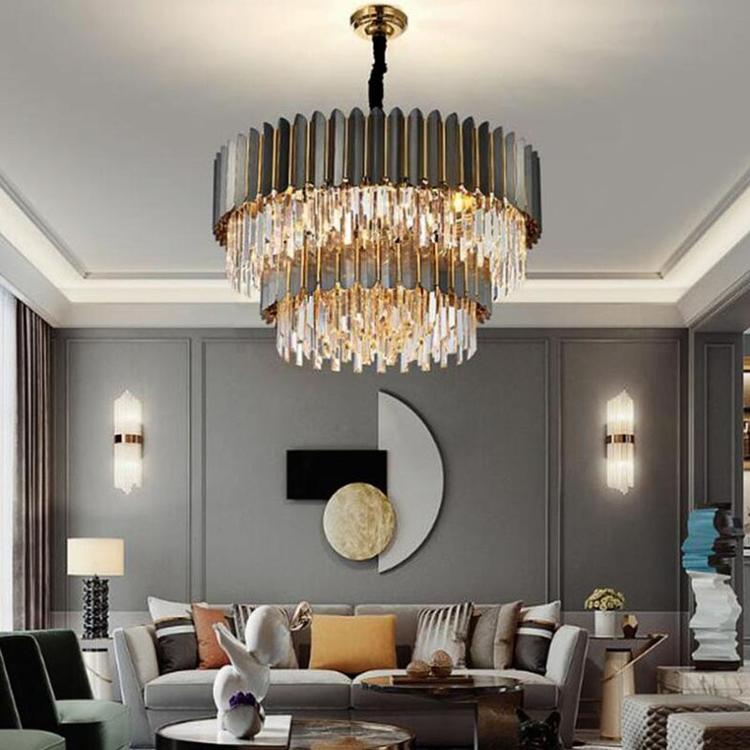 Flavian Double Tier Crystal Chandelier - Yami Lightings