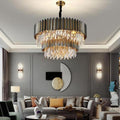 Flavian Double Tier Crystal Chandelier - Yami Lightings