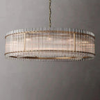 Marcia Glass Round Chandelier D60" - Yami Lightings