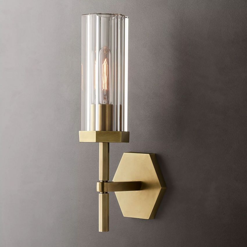 Lambert Hexagonal Sconce - Yami Lightings