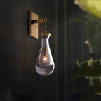 Raindrop Sconce VintageBrass - Yami Lightings