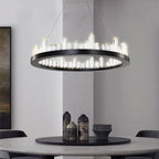 Letitia Crystal Ring Chandelier - Yami Lightings