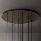 Glass Globe Moblie Cluster Chandelier 44" - Yami Lightings