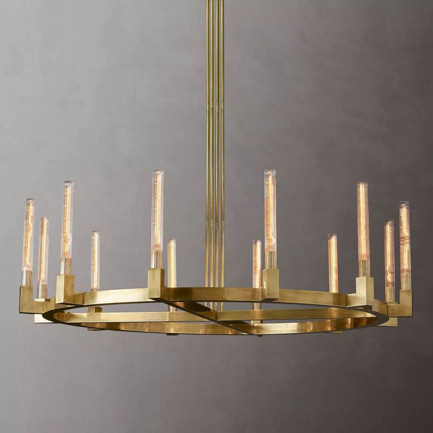 Cornelius Candlestick Round Chandelier 60" - Yami Lightings