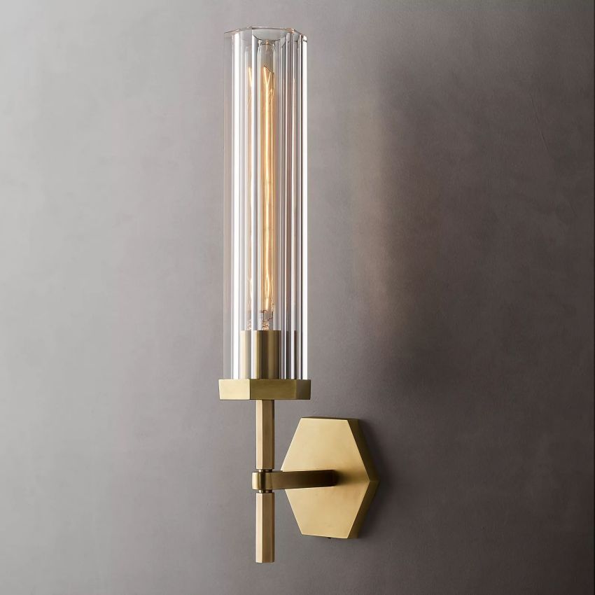 Lambert Hexagonal Grand Sconce - Yami Lightings
