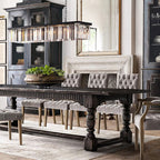 Eloise Modern Crystal Rectangular Chandelier - Yami Lightings
