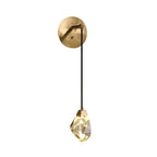 Aurelia Modern Faceted Crystal Wall Sconce - Yami Lightings