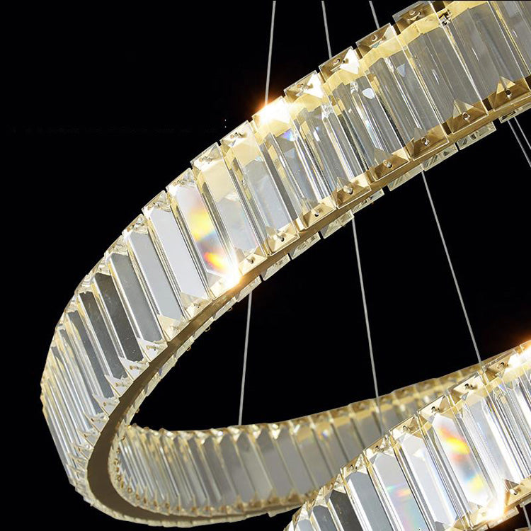 Dorothy Modern Crystal Ring Chandelier - Yami Lightings