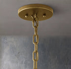 Faceted Crystal Glass Round Chandelier D31" - Yami Lightings