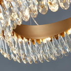 Ariana OvaL Crystal Chandelier - Yami Lightings