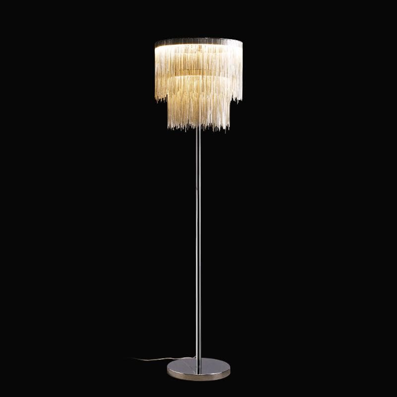 Aluminum Chain Tassel Floor Lamp - Yami Lightings