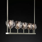Belle De Crystal Linear Chandelier W 48" - Yami Lightings