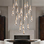 Raindrop Round Chandelier D47" - Yami Lightings