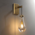 Raindrop Sconce VintageBrass - Yami Lightings