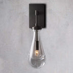 Raindrop Sconce MattBlack - Yami Lightings