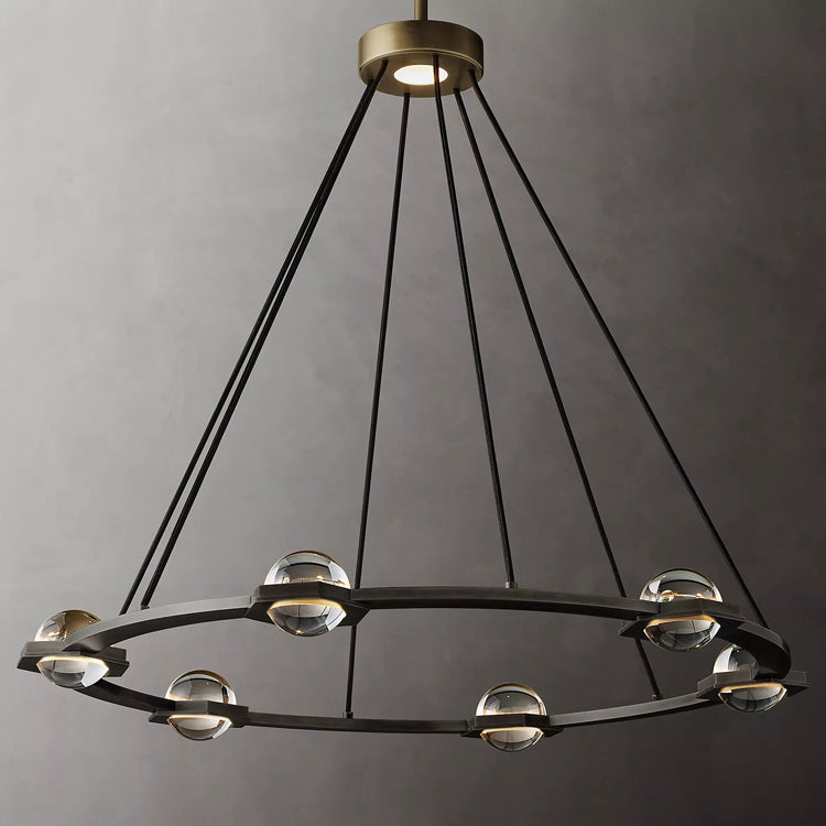 Planet Round Chandelier - Yami Lightings