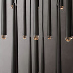 Artemis Round Tapered Tubular Chandelier 48" - Yami Lightings