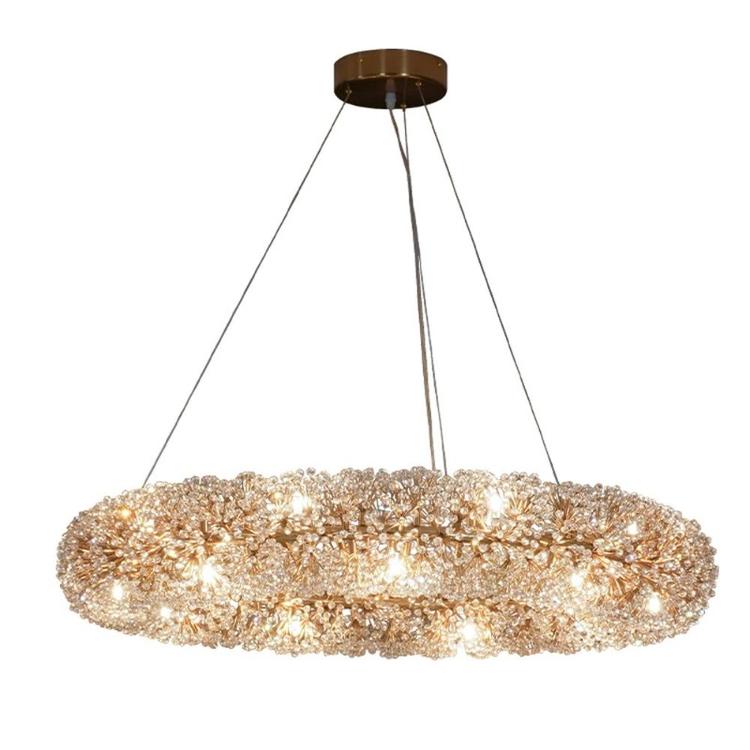 Iissabelle Flower Crystal Chandelier - Yami Lightings