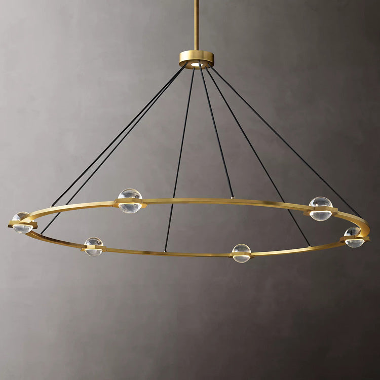 Planet Round Chandelier - Yami Lightings