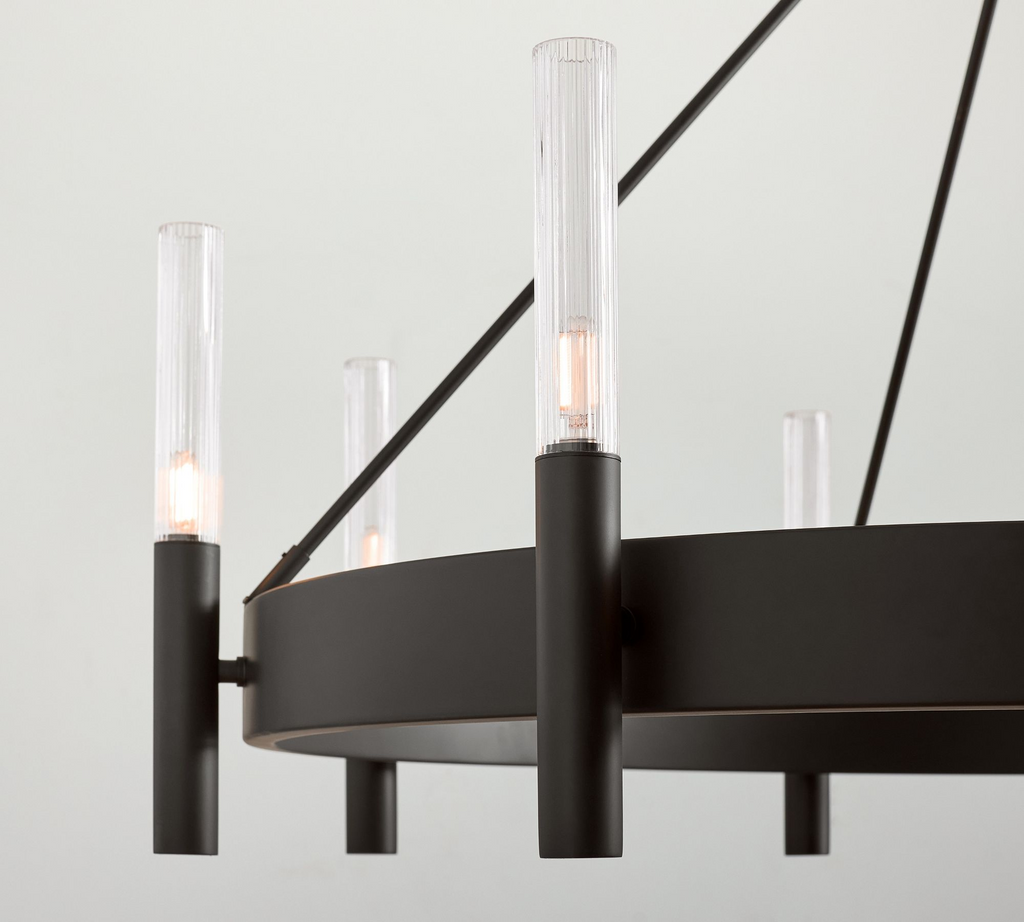 Victoria 8-Light Round Chandelier 44”