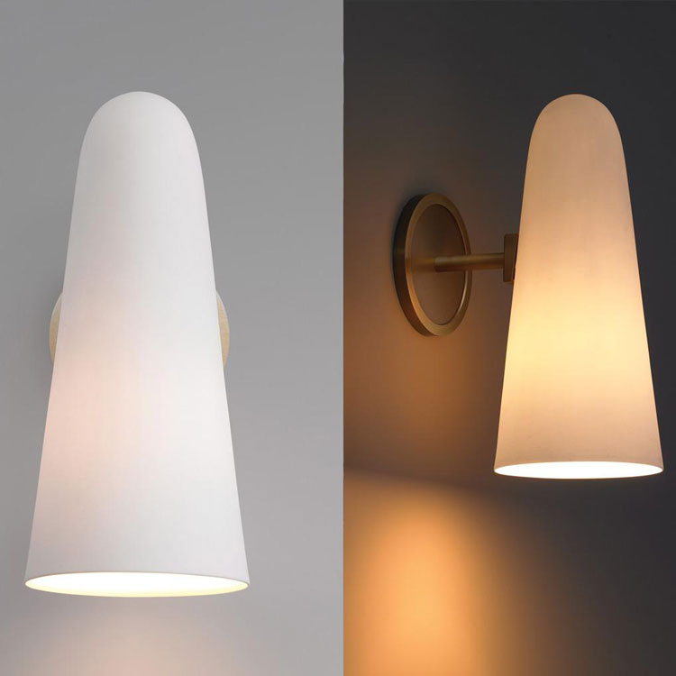 Cosima Porcelain Single Sconce - Yami Lightings