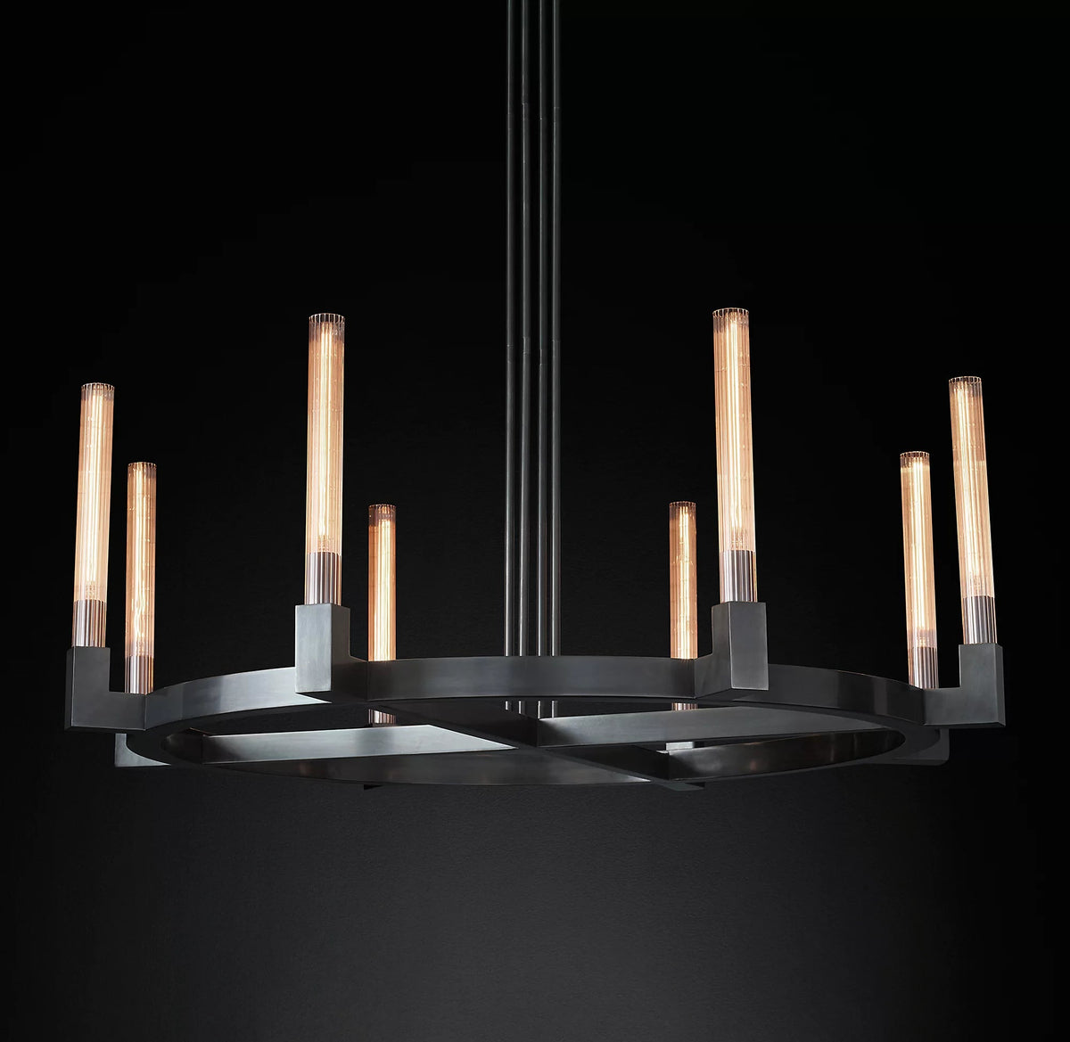 Cornelius Candlestick Round Chandelier 48" - Yami Lightings