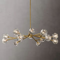 Belle De Crystal Ball Round Chandelier 48" - Yami Lightings