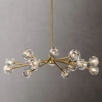 Belle De Crystal Ball Round Chandelier 48" - Yami Lightings