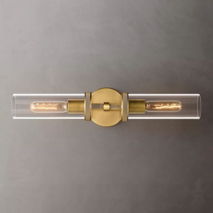 Lambert Knurled Linear Sconce - Yami Lightings