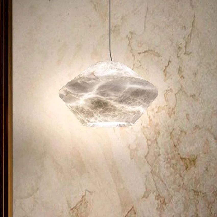 Alabaster Comet Pendant - Yami Lightings